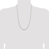 Sterling Silver 3.7mm Round Spiga Chain