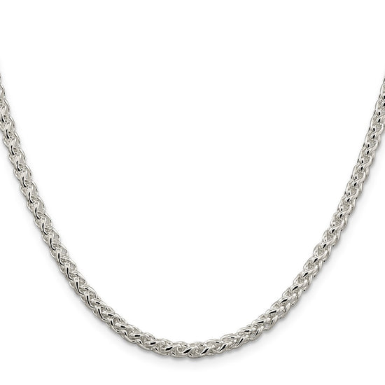 Sterling Silver 4mm Round Spiga Chain