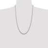 Sterling Silver 4mm Round Spiga Chain