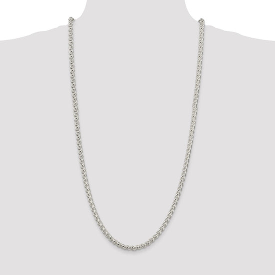 Sterling Silver 5mm Round Spiga Chain