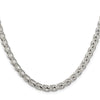 Sterling Silver 6mm Round Spiga Chain