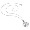 Sentimental Expressions Sterling Silver Rhodium-plated Antiqued Family Blessings 18in Necklace
