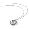 Sentimental Expressions Sterling Silver Rhodium-plated Antiqued Knitted Together By Love 18in Necklace