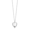 Sentimental Expressions Sterling Silver Rhodium-plated Forever My Baby Ash Holder 18 Inch Necklace