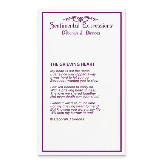 Sentimental Expressions Sterling Silver Rhodium-plated Antiqued Grieving Heart Ash Holder 18 Inch Necklace