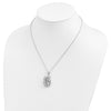 Sentimental Expressions Sterling Silver Rhodium-plated CZ Family of 5 Gathering 18in. Necklace