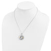 Sentimental Expressions Sterling Silver Gold-plated Antique CZ I Love You More Grandma 18in Necklace