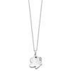 Sentimental Expressions Sterling Silver Rhodium-plated Antiqued Butterfly Ash Holder 18 Inch Necklace