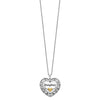 Sentimental Expressions Sterling Silver Gold-plated Antiqued Daughter 18in. Necklace