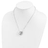 Sentimental Expressions Sterling Silver Rhodium-plated CZ Missing You Ash Holder 18 Inch Necklace