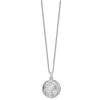 Sentimental Expressions Sterling Silver Rhodium-plated Antiqued Goodnight Ash Holder 18 Inch Necklace