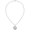 Sentimental Expressions Sterling Silver Rhodium-plated Antiqued Goodnight Ash Holder 18 Inch Necklace