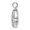 Sentimental Expressions Sterling Silver Rhodium-plated Antiqued Goodnight Ash Holder 18 Inch Necklace