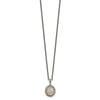 Shey Couture Sterling Silver with 14K Accent 18 Inch Antiqued Diamond Necklace