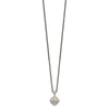 Shey Couture Sterling Silver with 14K Accent 18 Inch Diamond Necklace