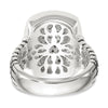 Shey Couture Sterling Silver with 14K Accent Diamond Ring