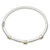 Gold Gemstone Hinged Bangles
