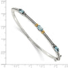 Gold Gemstone Hinged Bangles
