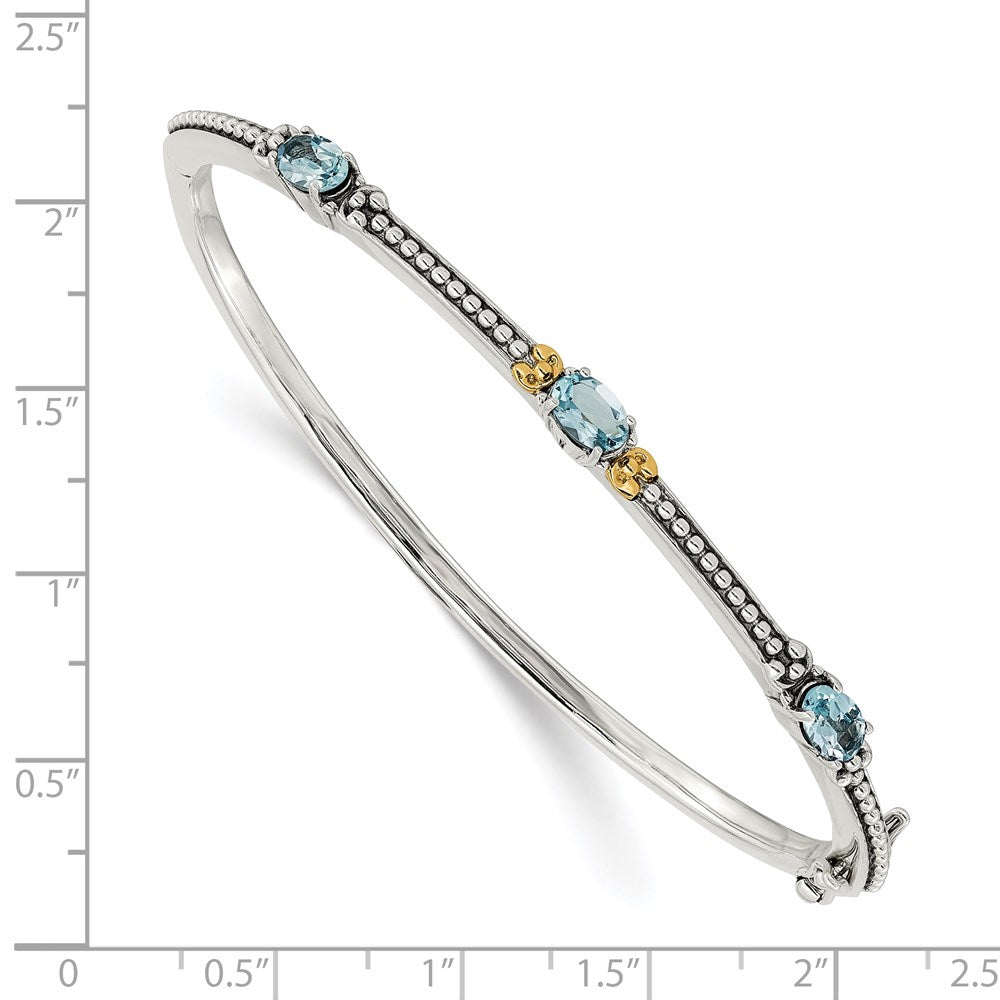 Gold Gemstone Hinged Bangles