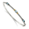 Gold Gemstone Hinged Bangles