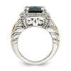 Cushion Gemstone & Diamond Rings