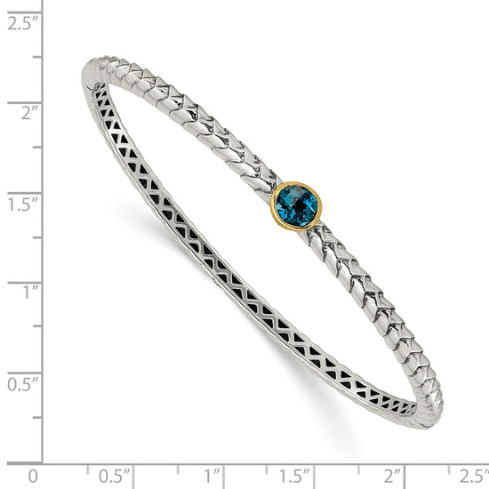 Gold Gemstone Hinged Bangles