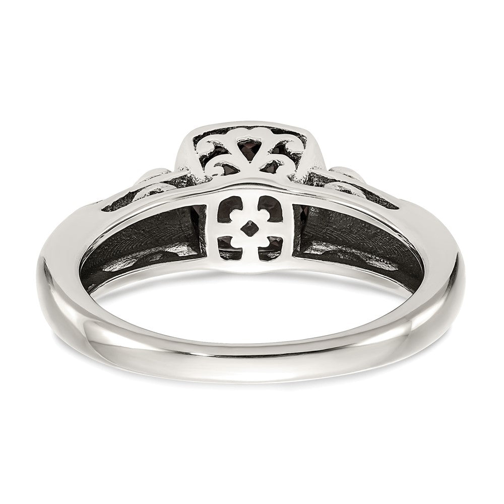 Sterling Silver with 14K Accent Gemstone Rings