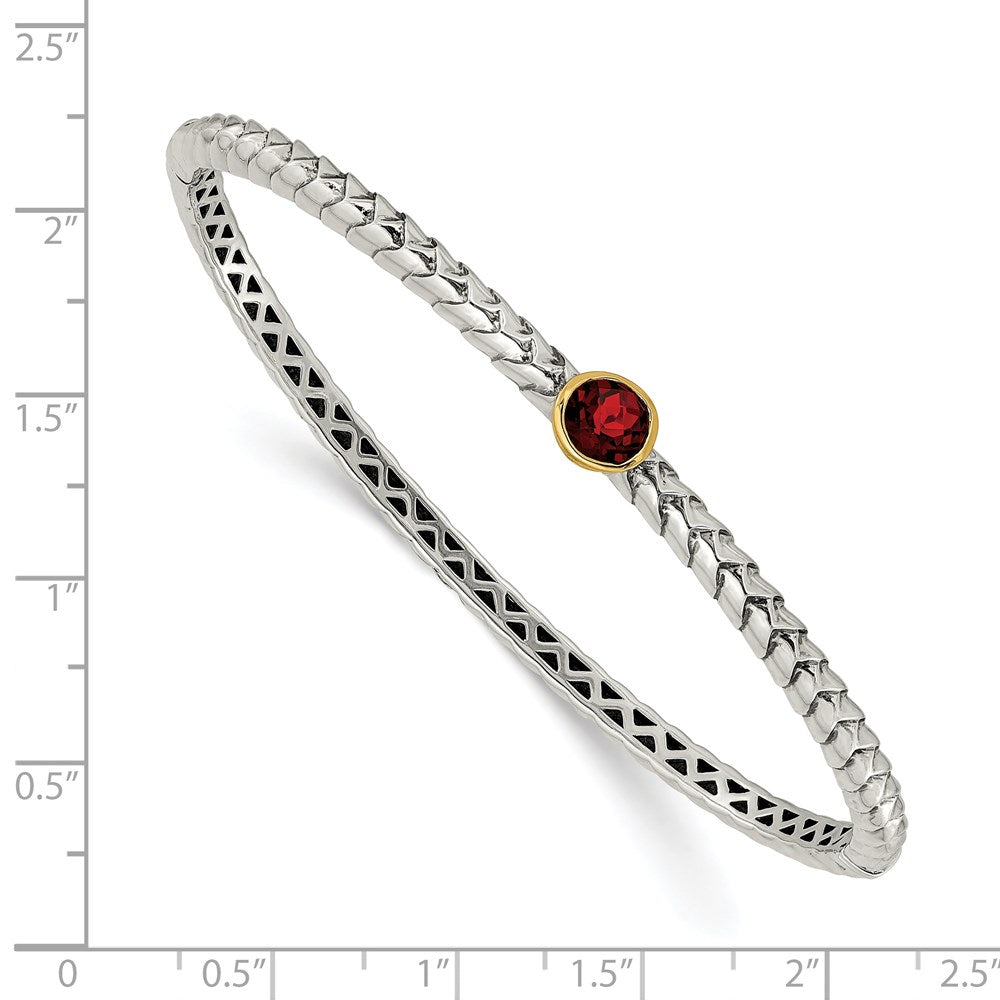 Gold Gemstone Hinged Bangles