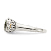 Sterling Silver with 14K Accent Gemstone Rings