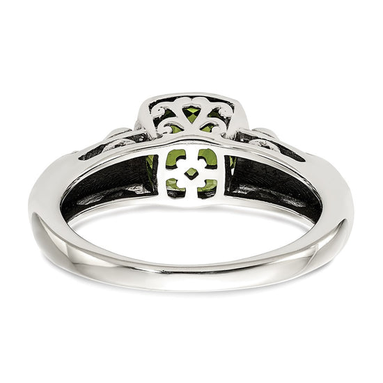 Sterling Silver with 14K Accent Gemstone Rings