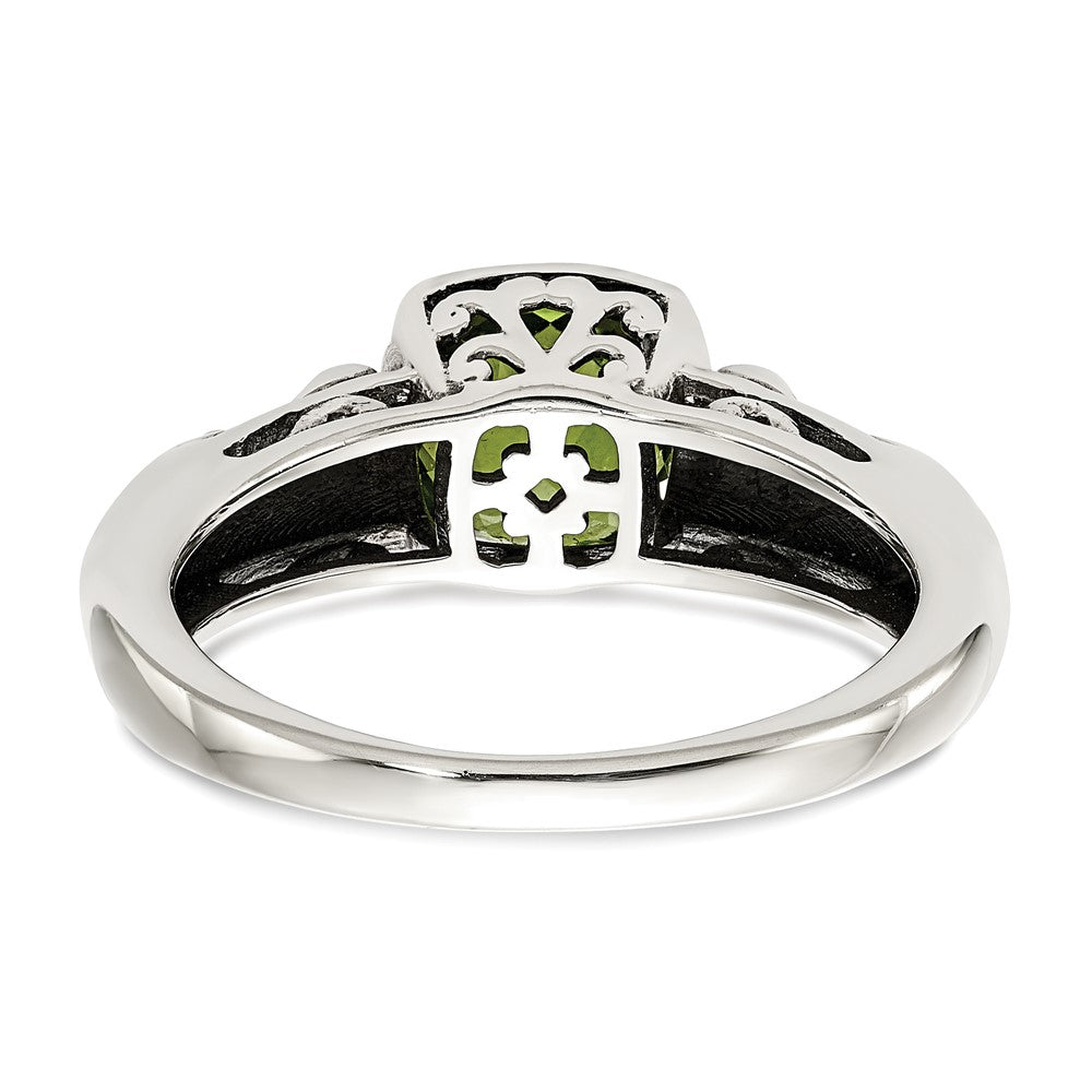 Sterling Silver with 14K Accent Gemstone Rings