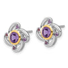 Gemstone Post Earrings