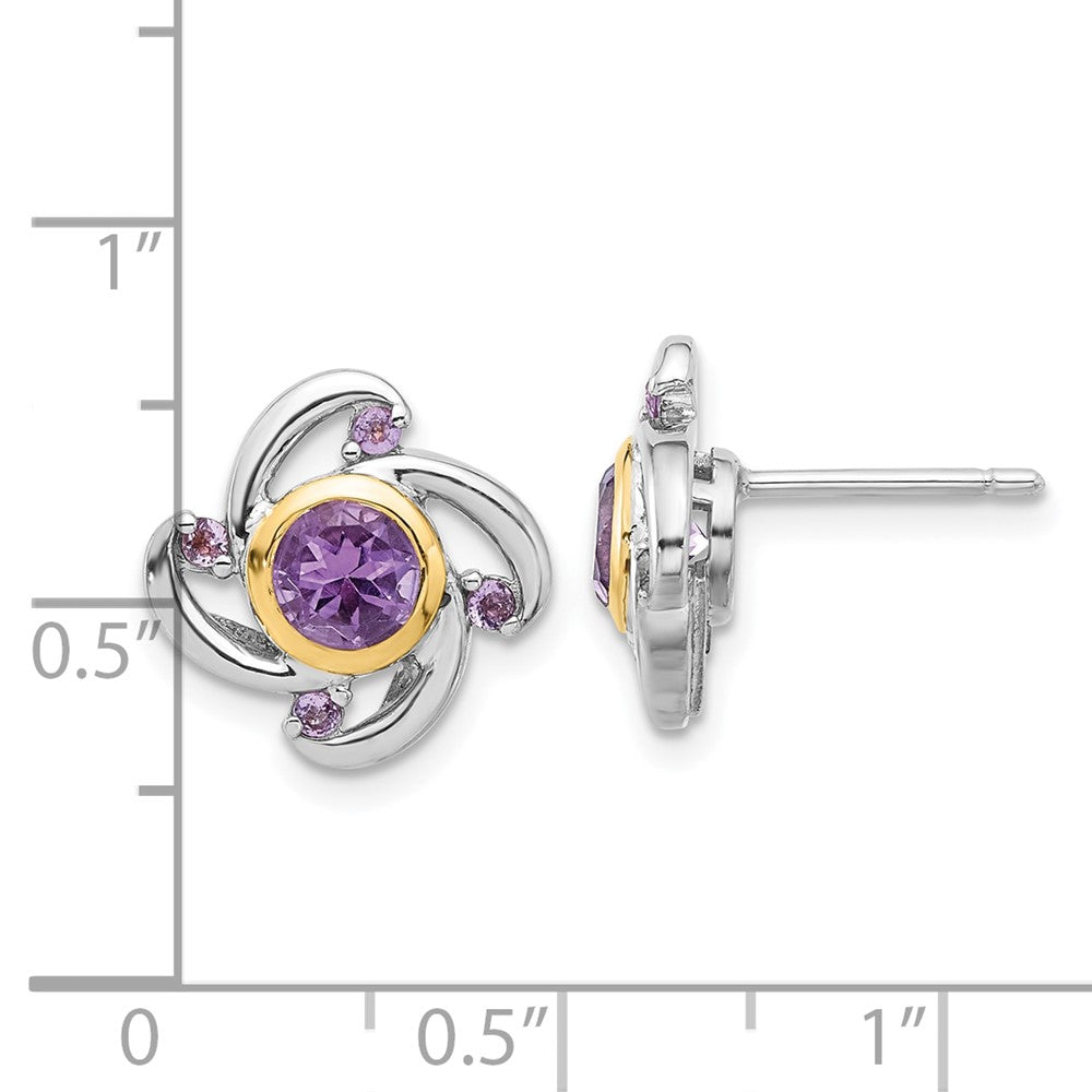 Gemstone Post Earrings