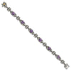 Sterling Silver w/14k Accent Antiqued Gemstone Bracelets