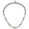 Shey Couture Sterling Silver with 14K Accent 18 Inch Antiqued 8mm Freshwater Cultured Pearl Necklace