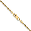 Gold (14K & 10K) Diamond-Cut Quadruple Rope Chain — 1.85 mm