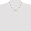 Gold (14K & 10K) Diamond-Cut Quadruple Rope Chain — 1.85 mm