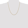 Gold (14K & 10K) Diamond-Cut Quadruple Rope Chain — 1.85 mm