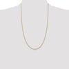 Gold (14K & 10K) Diamond-Cut Quadruple Rope Chain — 1.85 mm