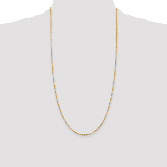 Gold (14K & 10K) Diamond-Cut Quadruple Rope Chain — 1.85 mm