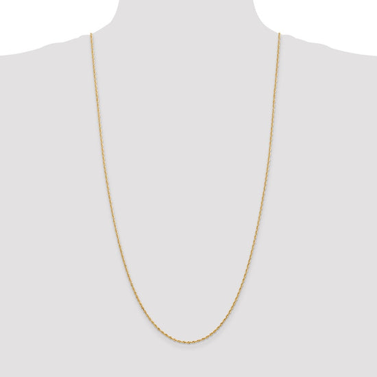 Gold (14K & 10K) Diamond-Cut Quadruple Rope Chain — 1.85 mm
