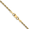 Gold (14K & 10K) Diamond-Cut Quadruple Rope Chain — 2 mm