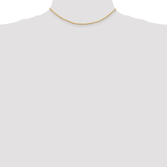 Gold (14K & 10K) Diamond-Cut Quadruple Rope Chain — 2 mm