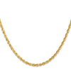 Gold (14K & 10K) Diamond-Cut Quadruple Rope Chain — 3 mm
