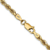 Gold (14K & 10K) Diamond-Cut Quadruple Rope Chain — 3.35 mm