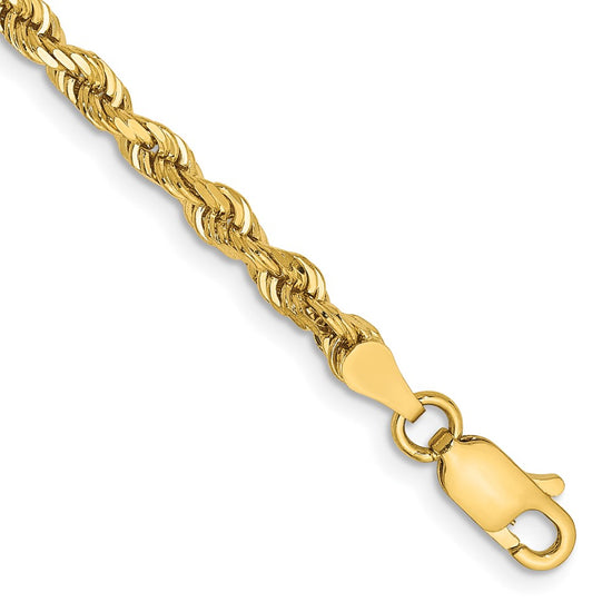 Gold (14K & 10K) Diamond-Cut Quadruple Rope Chain