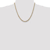 Gold (14K & 10K) Diamond-Cut Quadruple Rope Chain — 4 mm