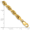 Gold (14K & 10K) Diamond-Cut Quadruple Rope Chain — 5 mm