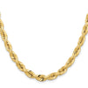 Gold (14K & 10K) Diamond-Cut Quadruple Rope Chain — 7 mm