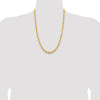 Gold (14K & 10K) Diamond-Cut Quadruple Rope Chain — 7 mm
